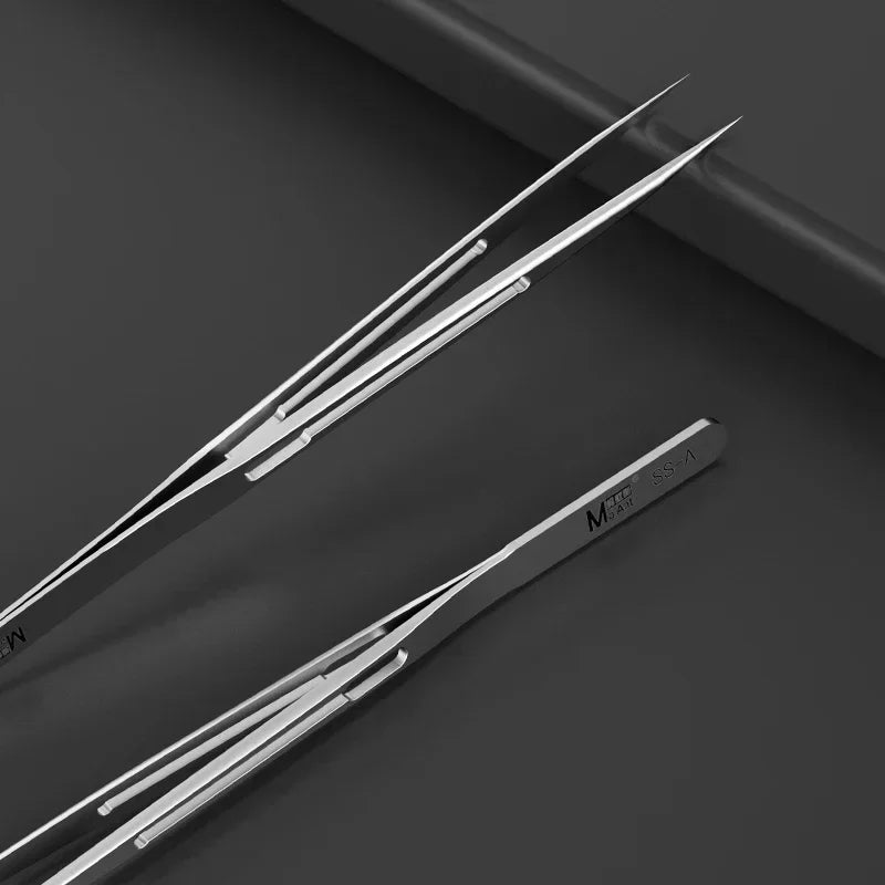 MaAnt SS-A/A1/J Tweezers Multifunction sturdy Non Magnetic Stainless Steel Aviation Material For SMD PCB Phone Repair Tools