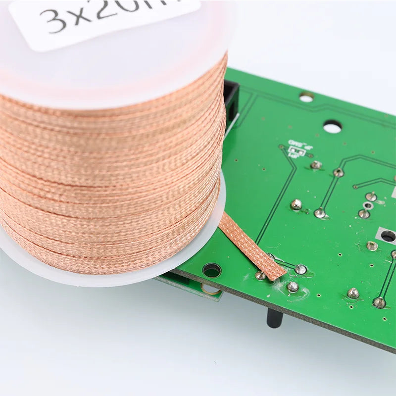 6/8/10/15/20M Length Desoldering Braid Wick Weld Solder Remover for Phone PCB BGA Motherboard Welding Copper Wire Soldering Tool
