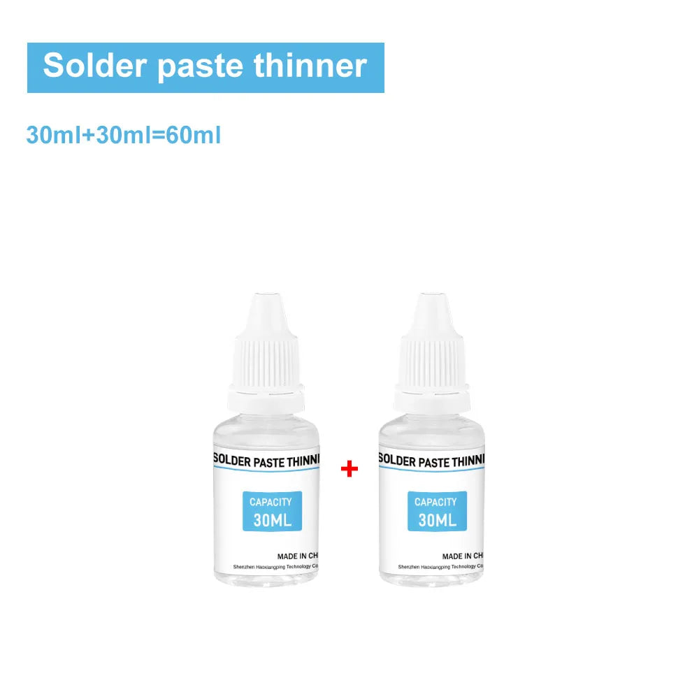 Solder paste thinner The paste becomes dry