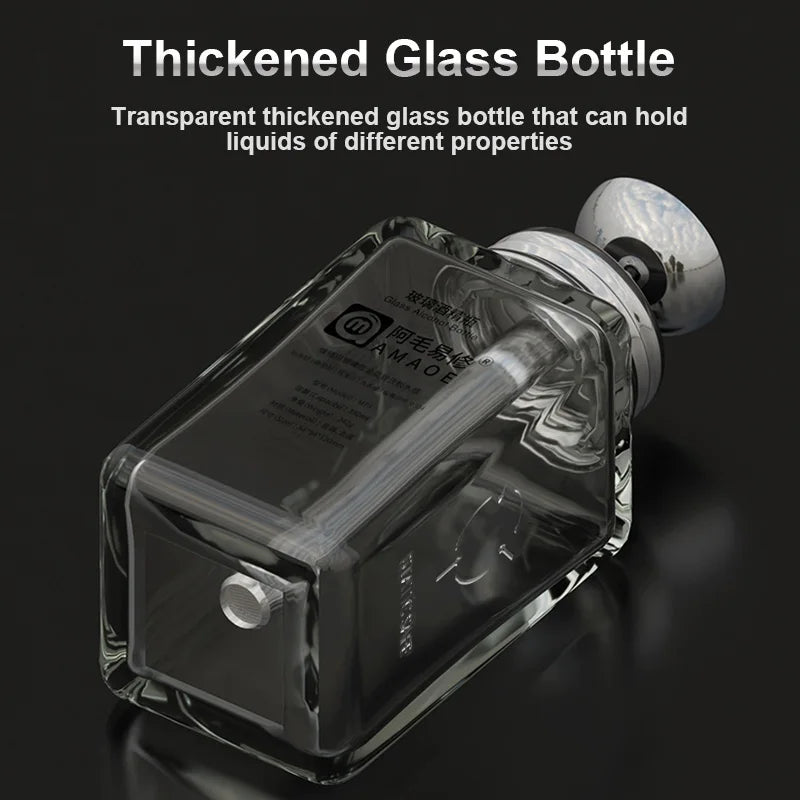 AMAOE M73 M74 180ML 200ML Glass Alcohol Bottle for Mobile Phone Repair Washboard Water Bottle Liquid Glass Bottle
