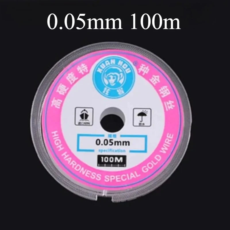 XUAN HOU Gold Cutting Wire For Mobile Phone LCD Screen Separate 0.028mm 0.035mm 0.04mm 0.06mm 0.08mm