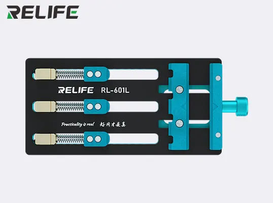 RELIFE RL-601L Universal Double-slot Motherboard Fixture Phone IC Chip BGA Chip PCB Motherboard Jig Board Holder Repair Tools