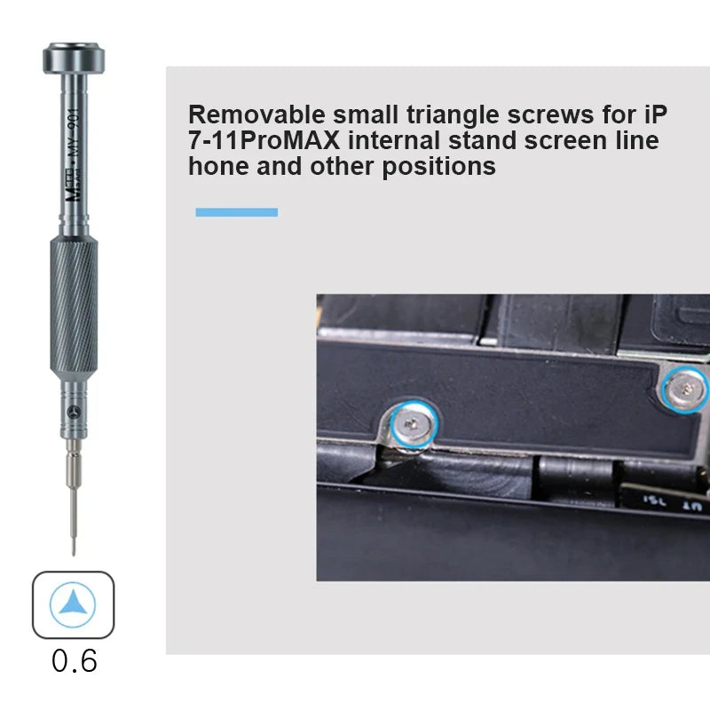 Magnetic Precision Screwdriver 1.5 1.2 Phillips 0.8 Pentagon 0.6 Y-Type Cross 2.5 T2 HEX For IPhone phone Computer  Repair Tools