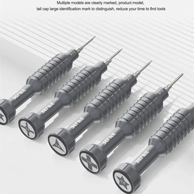 RELIFE RL-730A Universal Disassembly Screwdriver Set for Phone Strong Magnetic Suction Extra Hard S2 Steel Bit Repair Tools