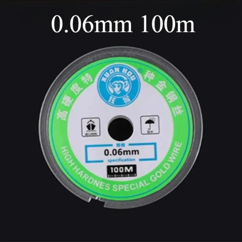 XUAN HOU Gold Cutting Wire For Mobile Phone LCD Screen Separate 0.028mm 0.035mm 0.04mm 0.06mm 0.08mm