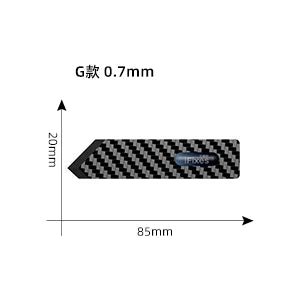 1Pcs carbon fibre opening card Durable safe mobile phone LCD screen disassemble Pry scraper for ipad tablet PC opening tool