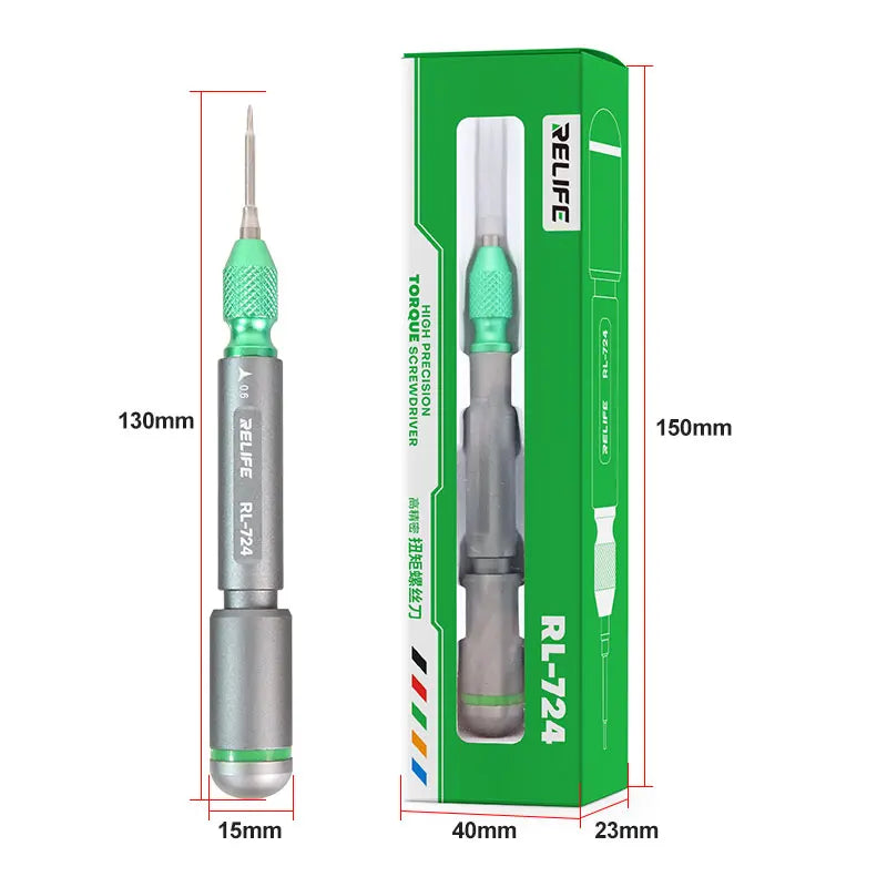 RELIFE RL-724 Screwdriver For Repair Mobile Cell Phone High Precision Torque Screwdriver Set Mini Screwdrivers Disassembly Tool