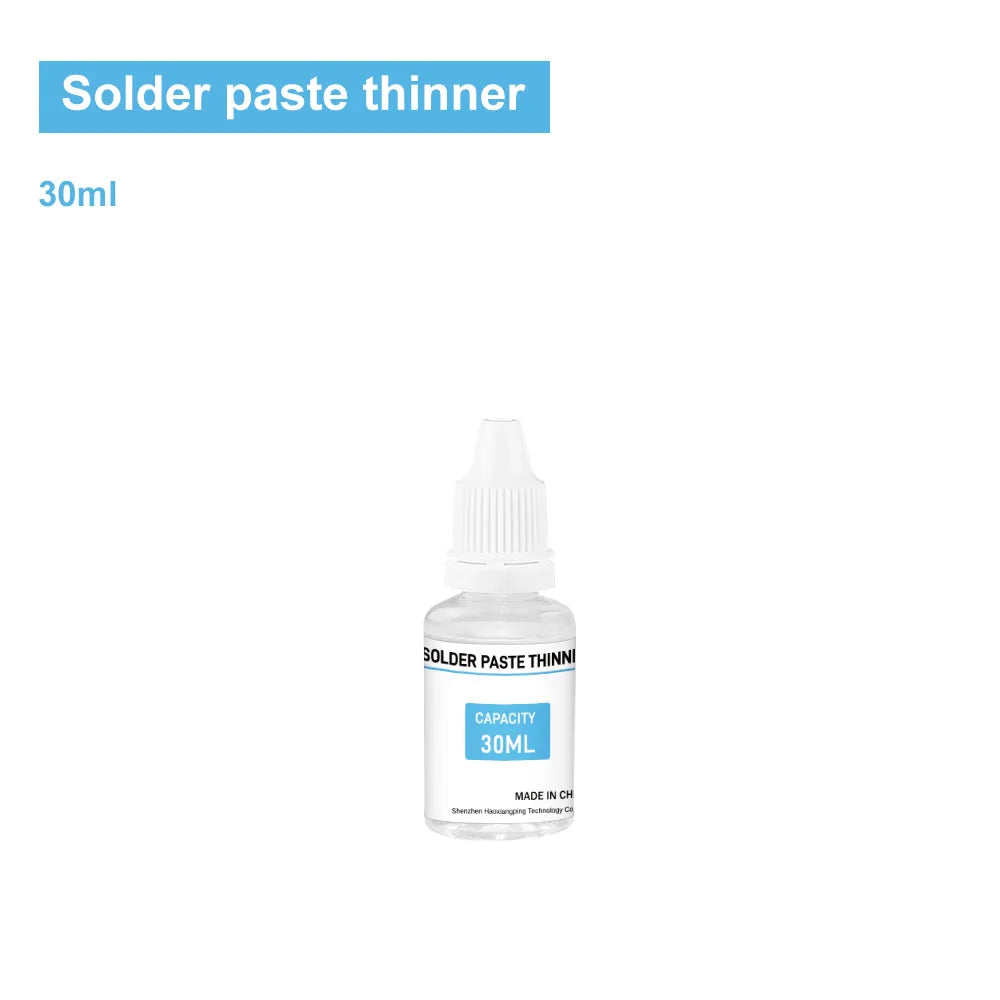 Solder paste thinner The paste becomes dry