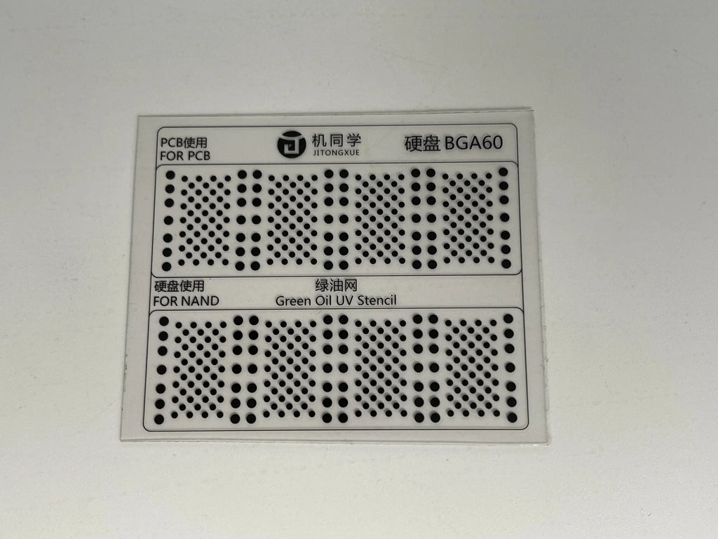 JTX GS-01 Solder Mask Repair Green Oil UV Stencil For EMMC/Nand Series CPU IC Chip BGA Reballing