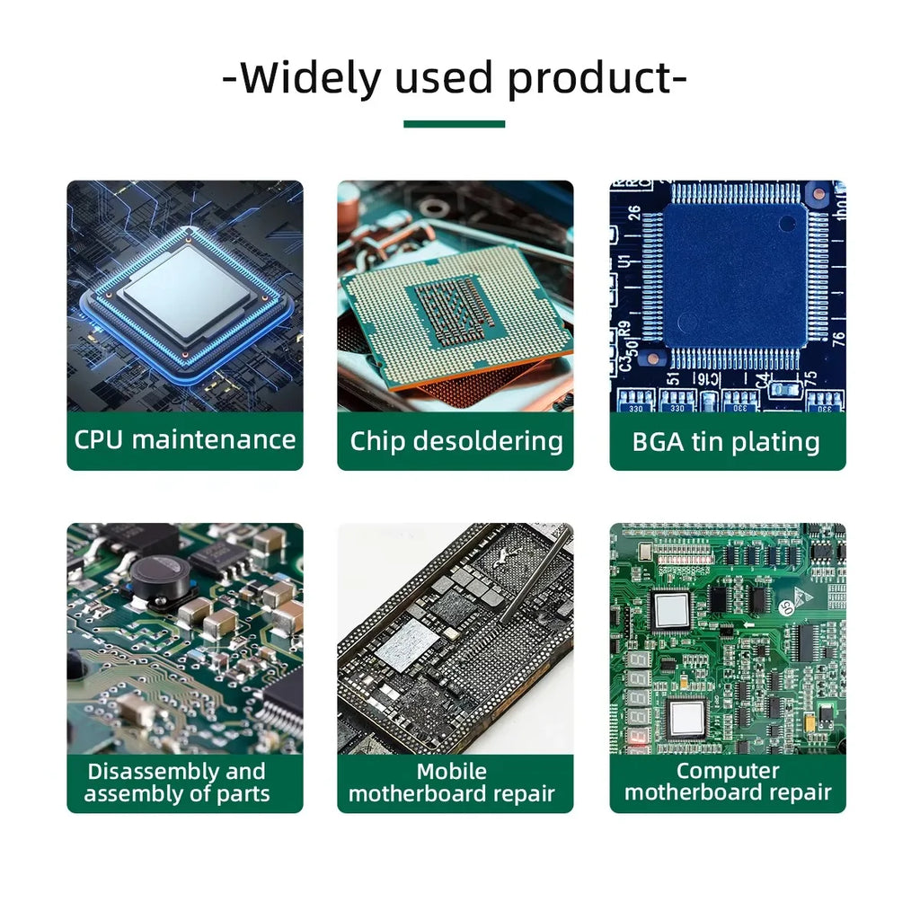 10cc Solder Flux Halogen Free Transparent Paste Needle Tube Type Flux for CPU Maintenance / Chip Desoldering / BGA Tin Plating