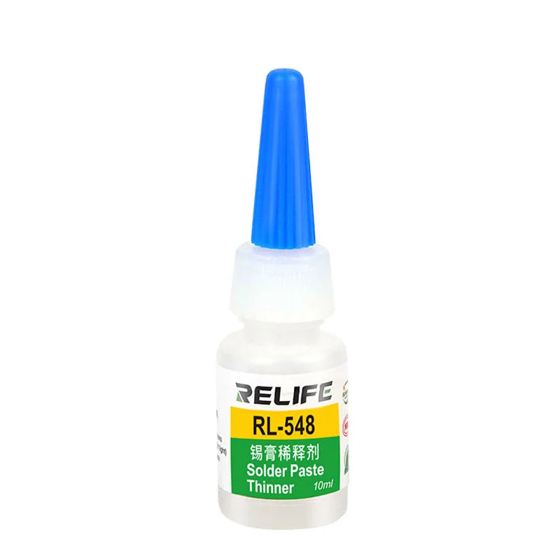 RELIFE RL-548 Solder Paste Thinner Leaded/Lead-Free Universal Enhance Solder Paste Activity Eco-Friendly and Tasteless