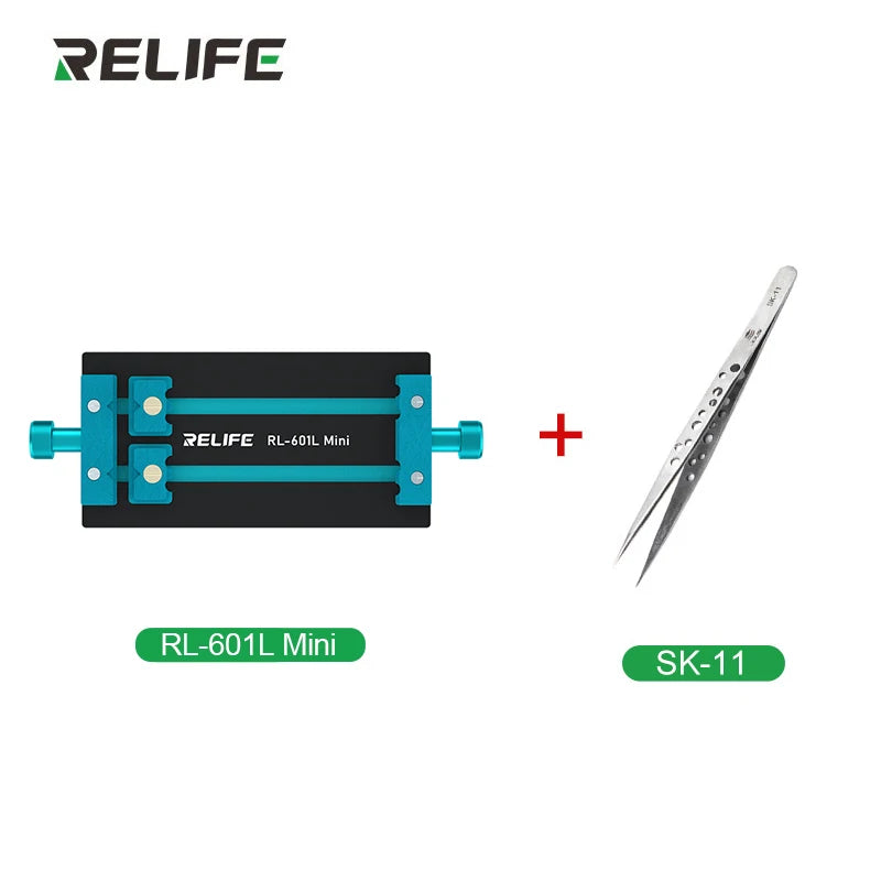 RELIFE RL-601L Universal Double-slot Motherboard Fixture Phone IC Chip BGA Chip PCB Motherboard Jig Board Holder Repair Tools