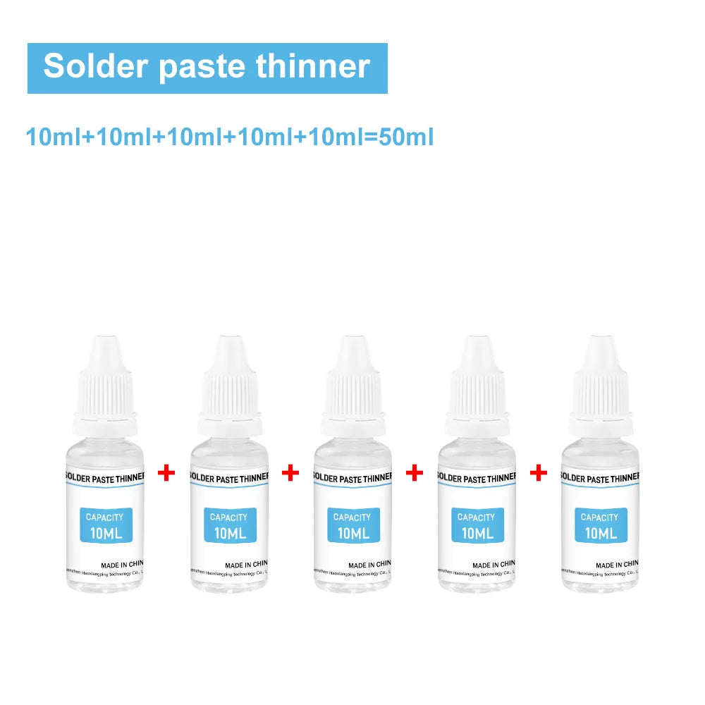 Solder paste thinner The paste becomes dry
