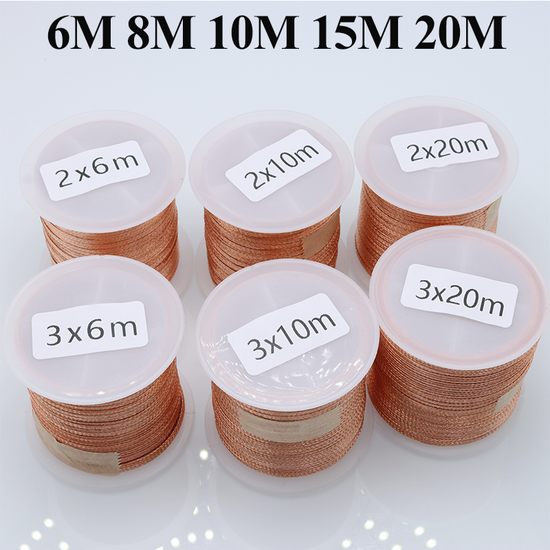 6/8/10/15/20M Length Desoldering Braid Wick Weld Solder Remover for Phone PCB BGA Motherboard Welding Copper Wire Soldering Tool