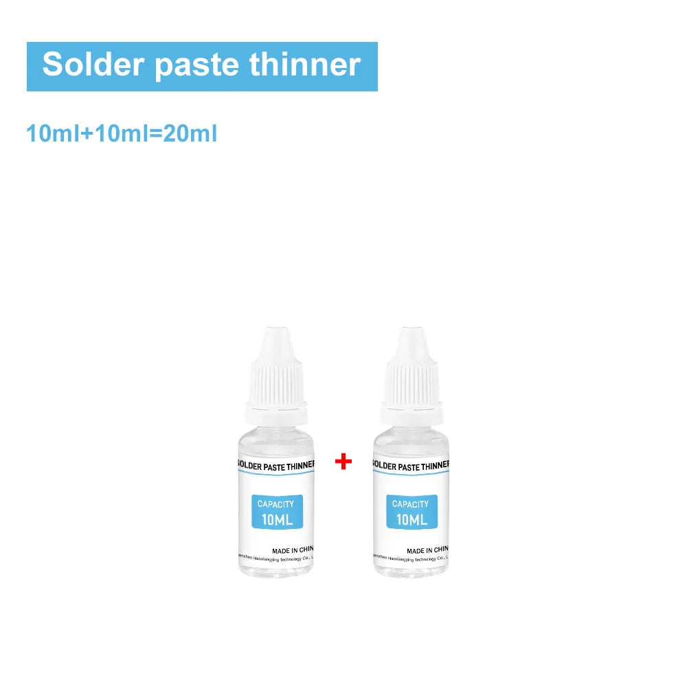 Solder paste thinner The paste becomes dry