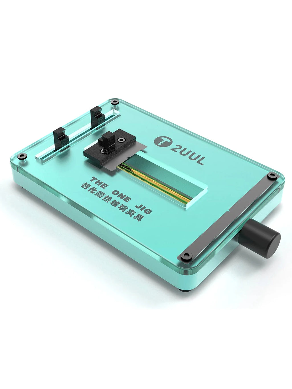 2UUL THE ONE Jig PCB Holder with Heat Resistance Glass Tempering Surface Motherboard Fixture for Mobile Phone Logic Board Repair