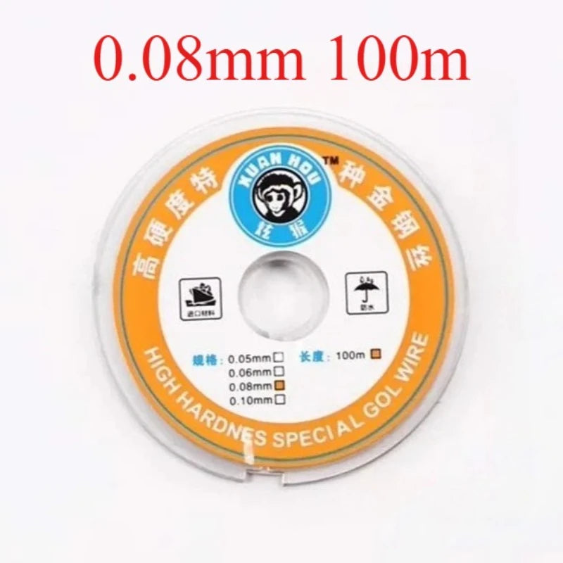 XUAN HOU Gold Cutting Wire For Mobile Phone LCD Screen Separate 0.028mm 0.035mm 0.04mm 0.06mm 0.08mm