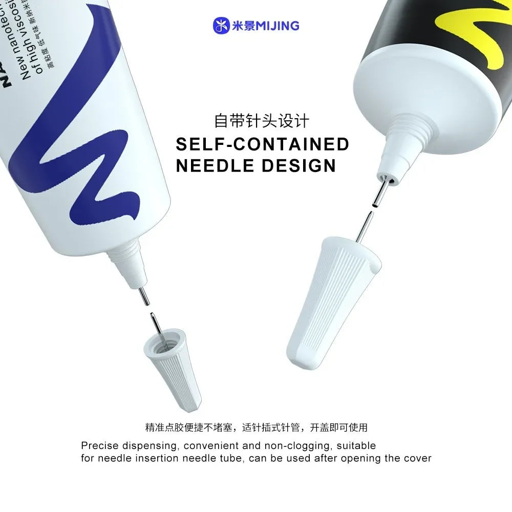 Mijing SG20 50ML Strong Nano Structural Adhesive Soft Multi Purpose Glue For Mobile Phones Touch Screen Back Cover Bonding Tools