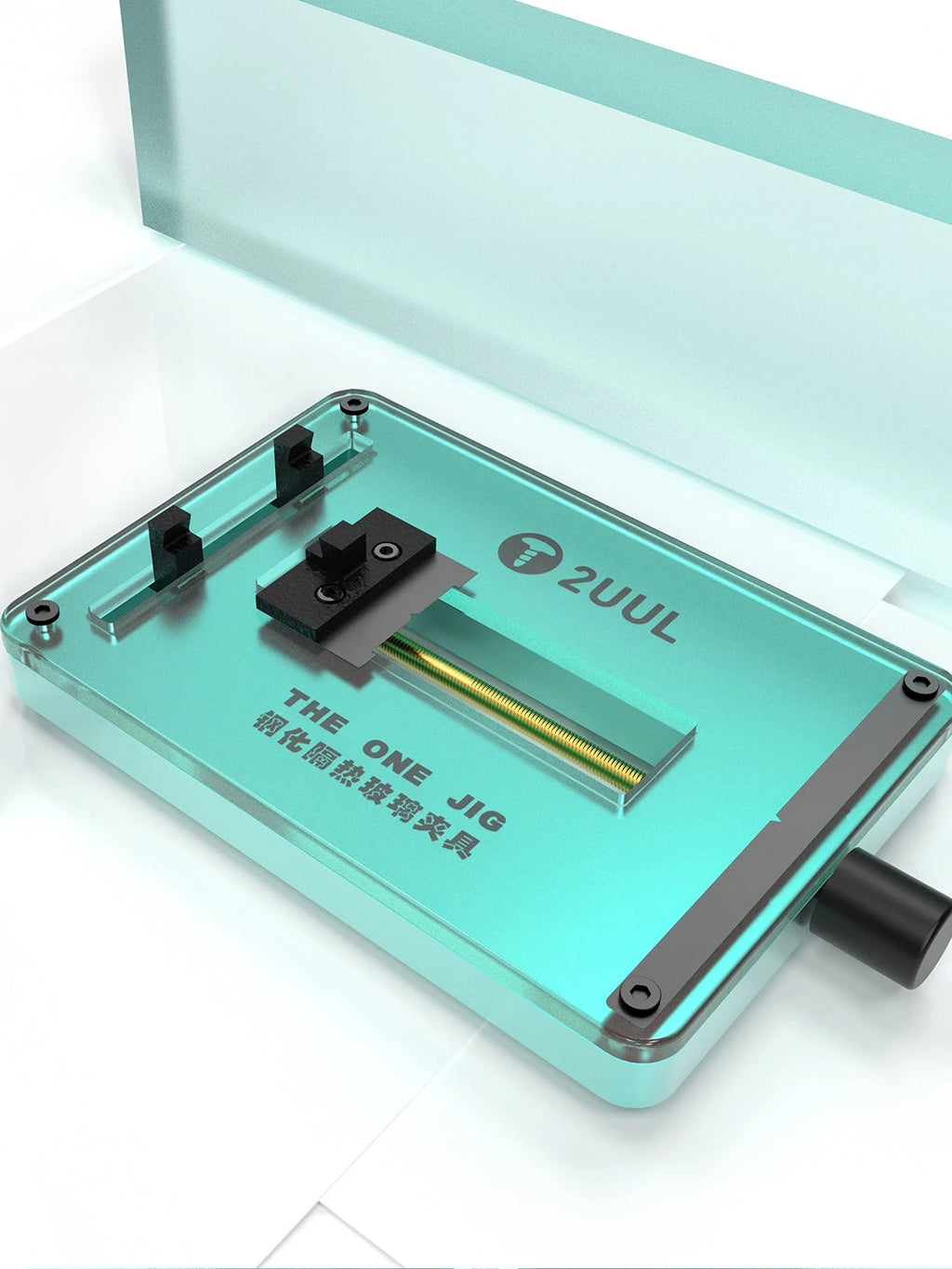 2UUL THE ONE Jig PCB Holder with Heat Resistance Glass Tempering Surface Motherboard Fixture for Mobile Phone Logic Board Repair